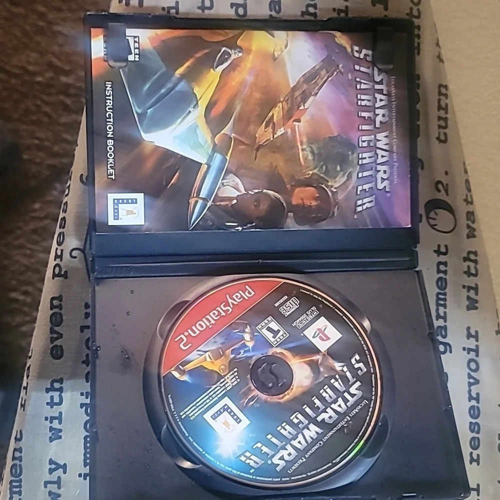 Star Wars Starfighter Video game for ps2
